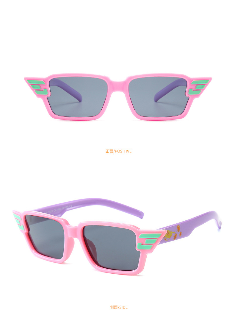 RUISEN'S Cartoon Square Frame Kids Sunglasses Trend 1923