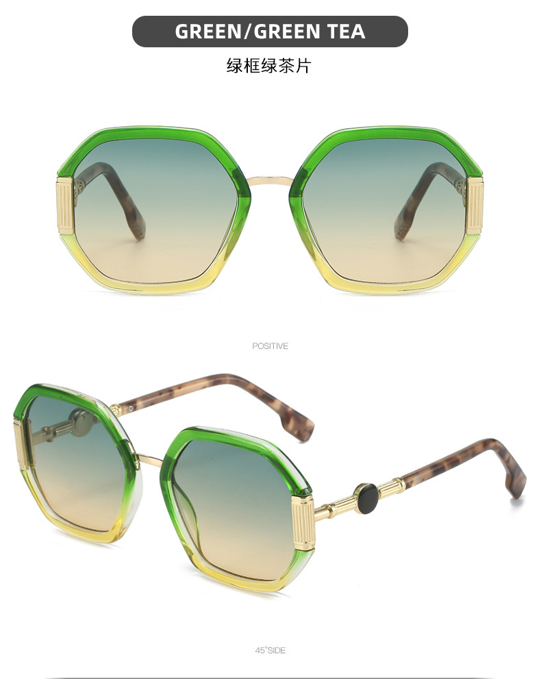 RUISEN'S Fashion round Frame Cat's Eye Sunglasses M484-11