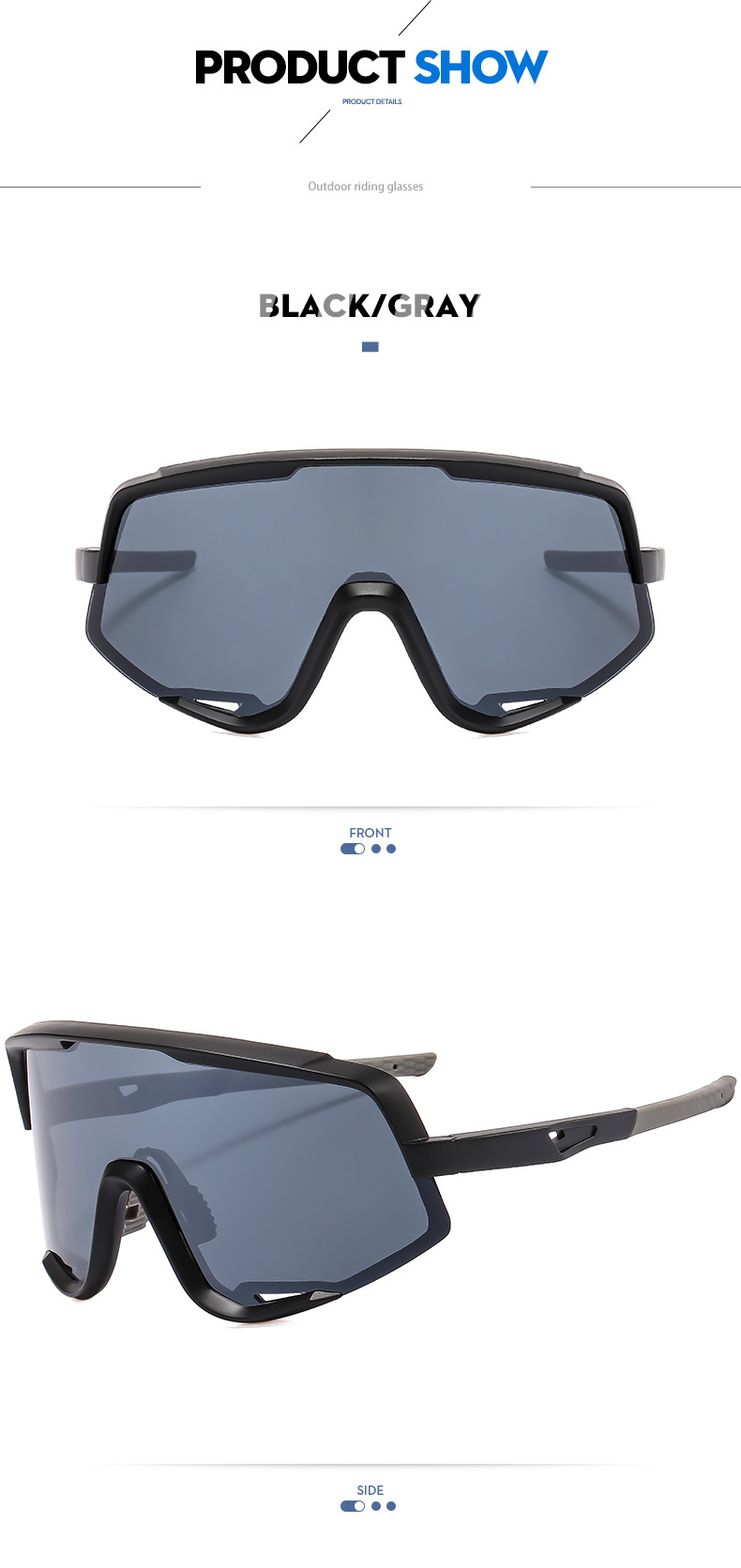 RUISEN'S Sports Gafas coloridas para deportes al aire libre para hombres y mujeres gafas de sol BL5806