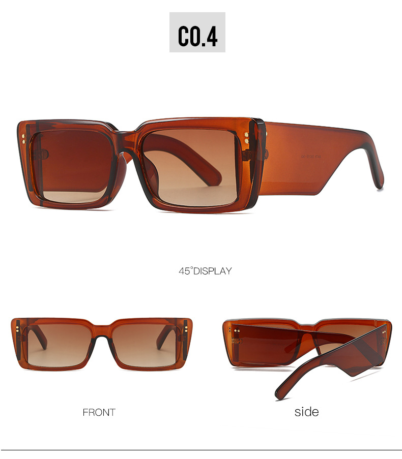 Gafas de sol para fotos de calle con montura cuadrada de moda de RUISEN 479-11