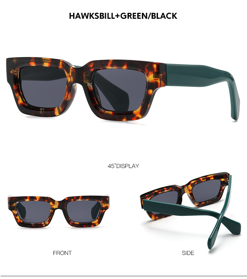 Lunettes de soleil pour hommes RUISEN Fashion Personality Box