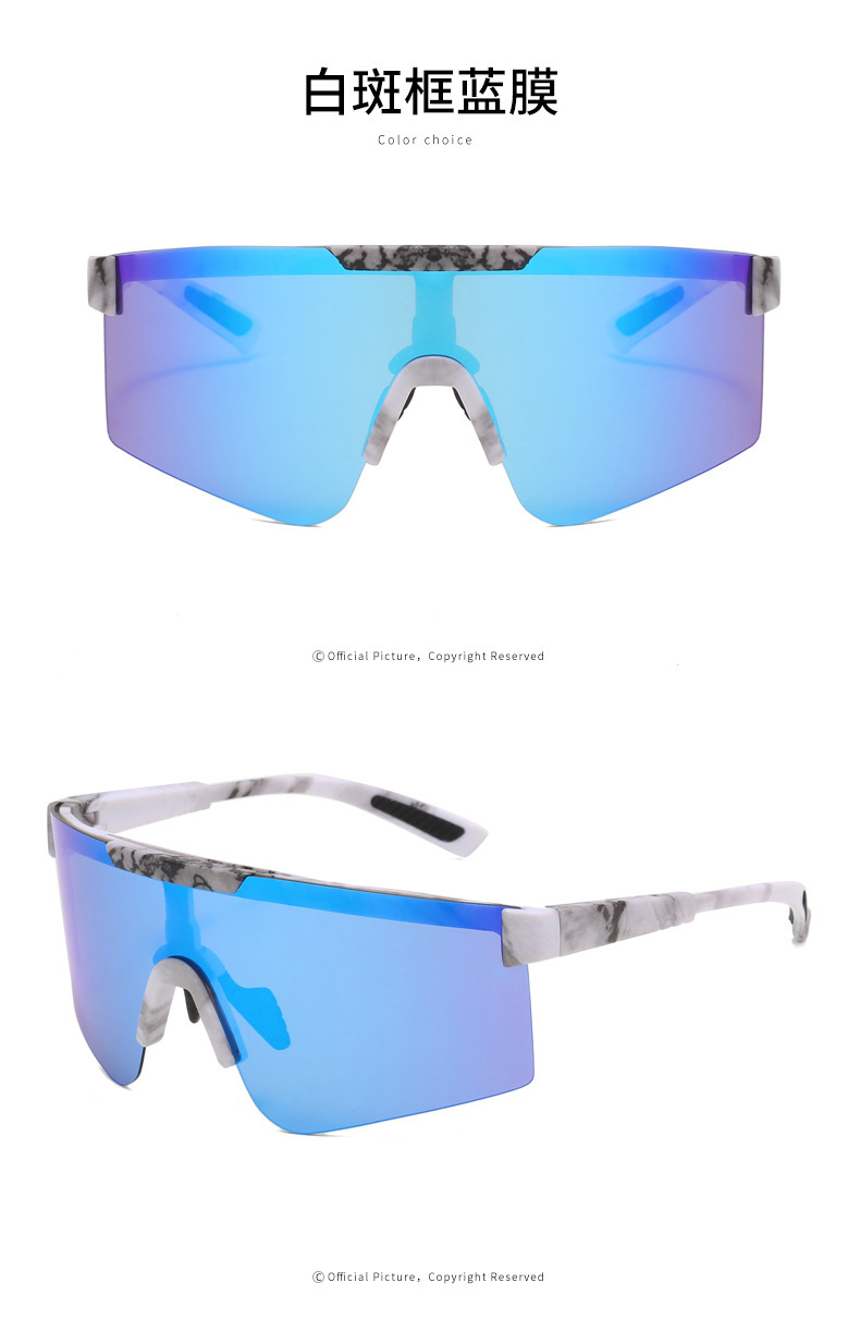 RUISEN'S lunettes de soleil de sport de plein air lunettes de cyclisme pour hommes lunettes de soleil polarisées colorées à changement de couleur 9961