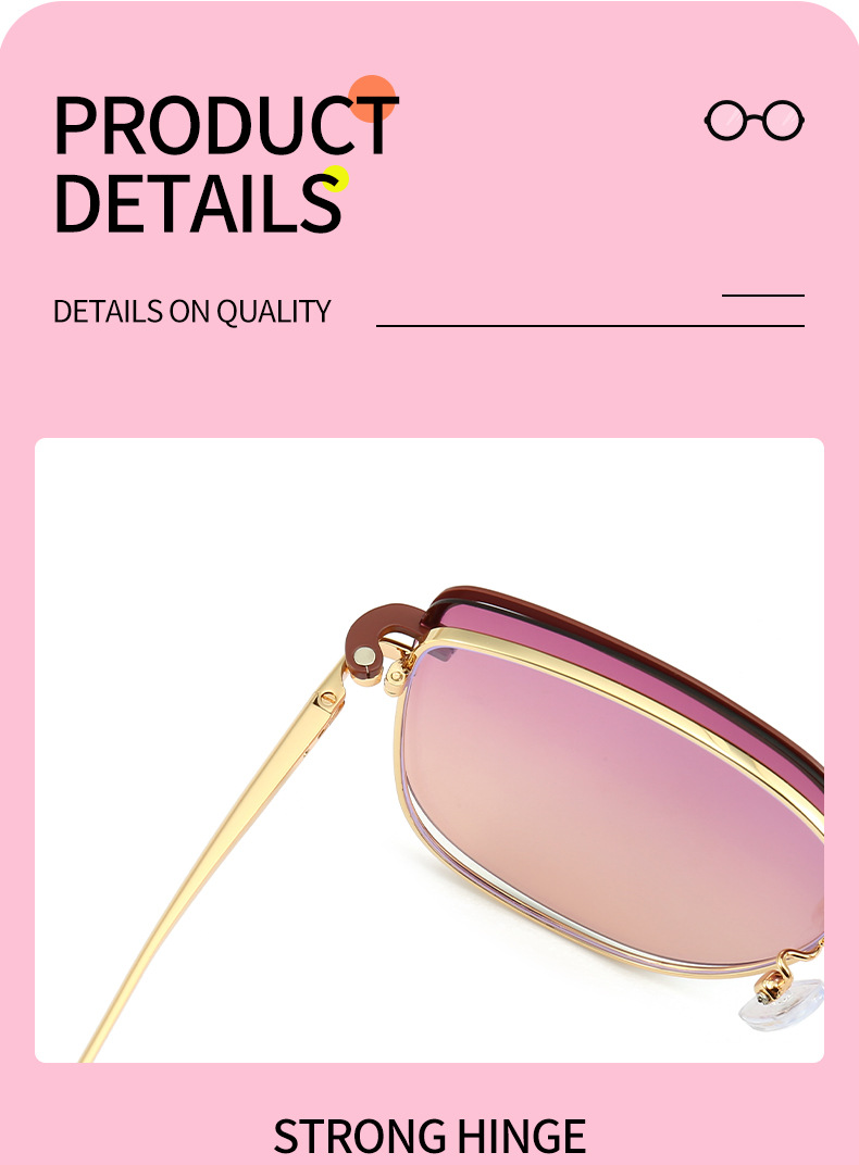 RUISENS'S Fashion Clip-on Sunglasses 7004