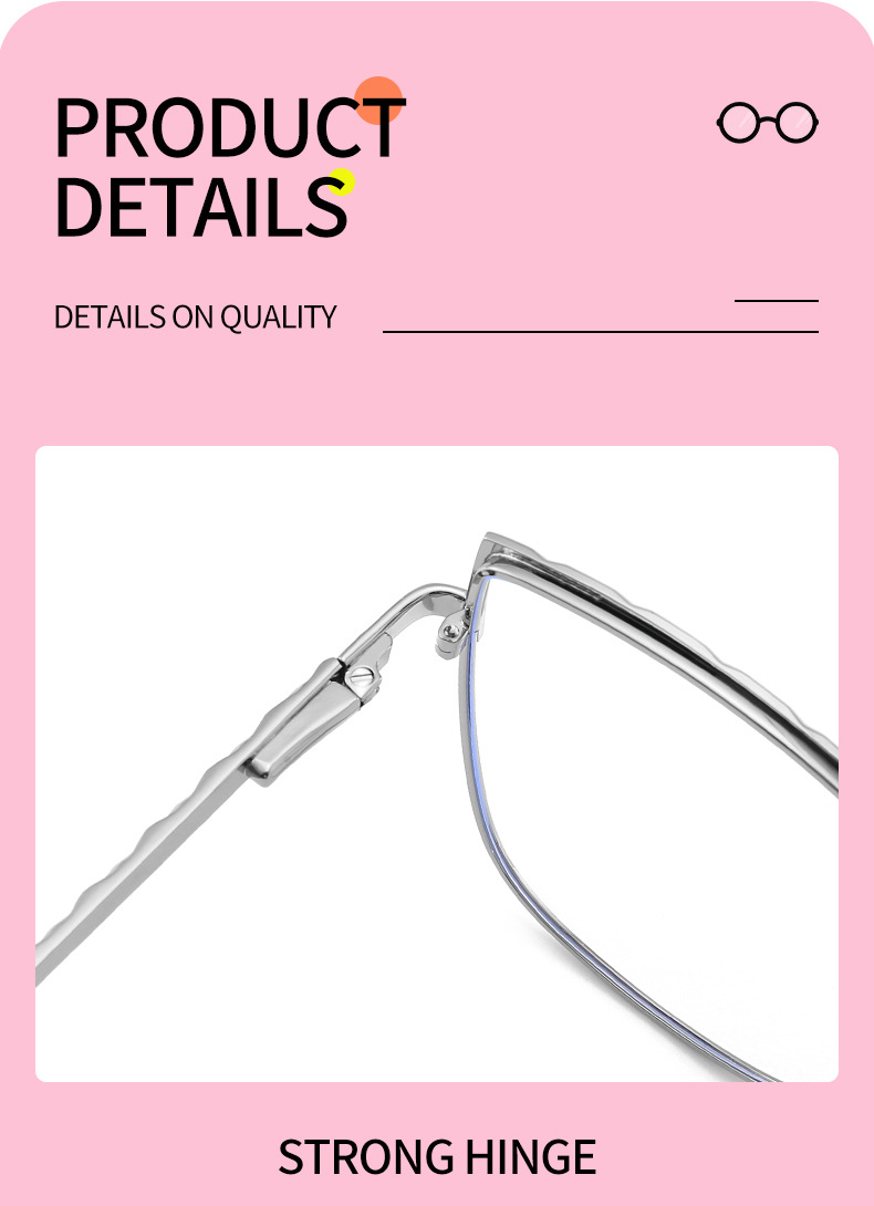 Optical Frame Wholesale Women Eyewear Read eye protection goggles Details-1