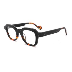 RUISEN’S New Large Frame Women’s Retro Splicing Sheet Optical Eyeframe Frame QJ23205