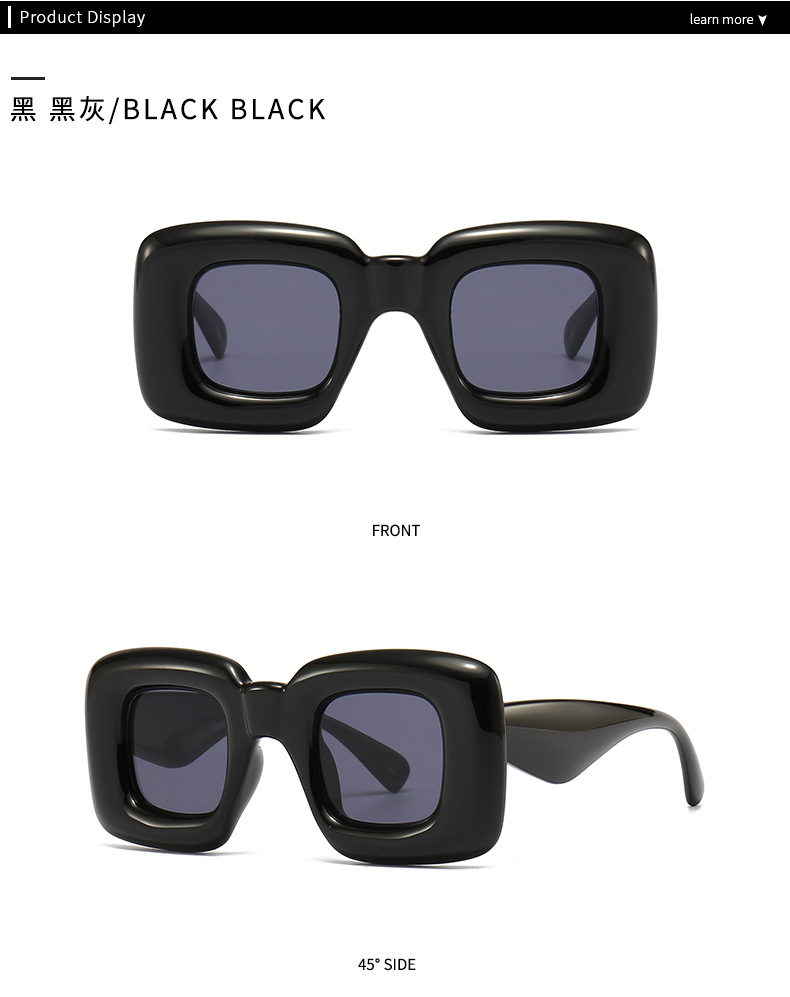 Creber Frame Plastic Sunglasses 86629-3