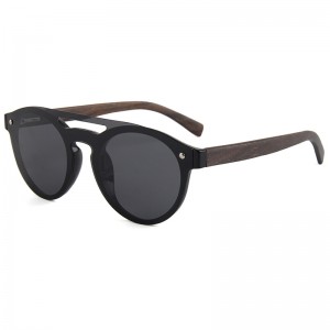 RUISEN’S Retro Fashion Wooden Sunglasses 1506