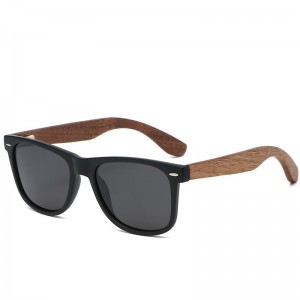 RUISEN'S Unisex ligneus Templum Bamboo TAC Vitri Polarized