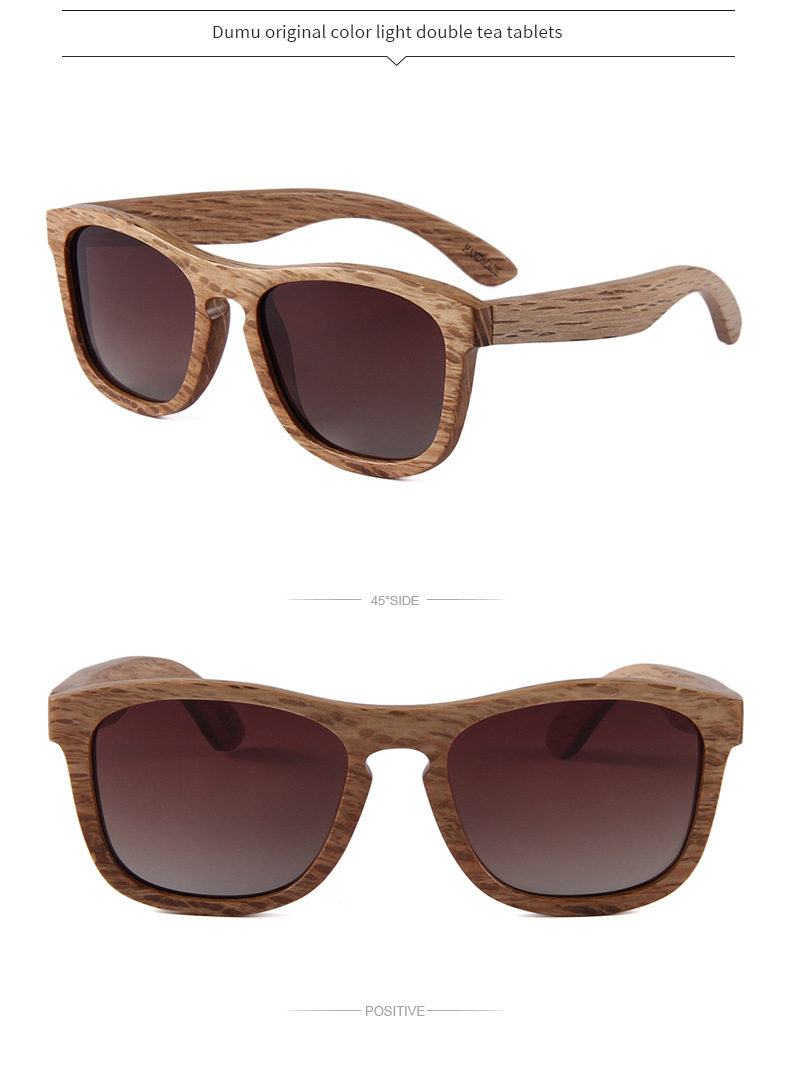 Lunettes en bambou et bois RUISE'S pour hommes et femmes W3018