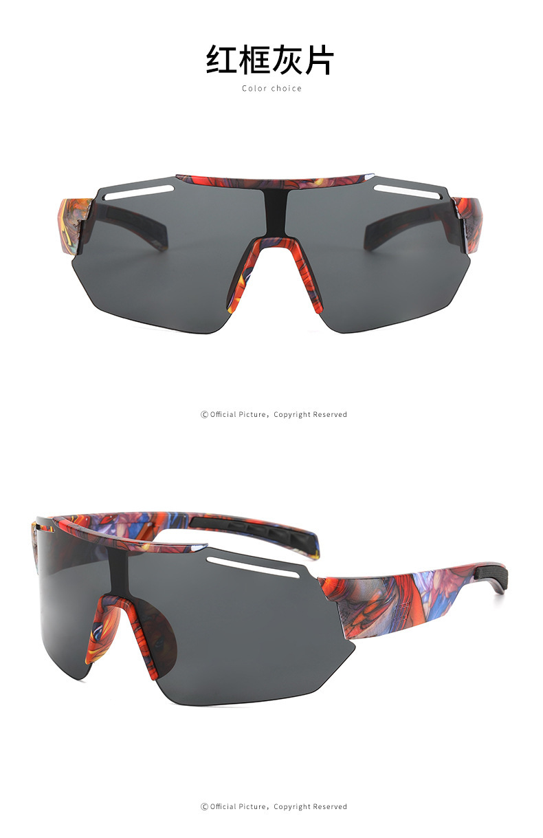 RUISEN'S Sports – lunettes de soleil de cyclisme à grande monture, pare-soleil d'extérieur, 9921