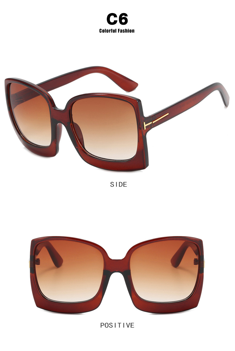 Lunettes de soleil Fashion T-Square Street Walking de RUISEN'S 5145-16