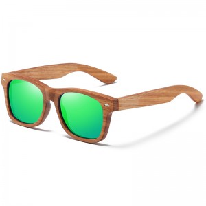 RUISEN’S Polarized Light Wooden Sunglasses for Men and Women 8171