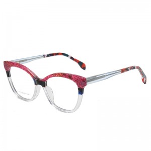 Montatura per occhiali multicolore RUISEN'S Cat's Eye in acetato F7710