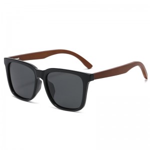 Ruisen's Men's Polarized Light Wooden Sunglasses 62620