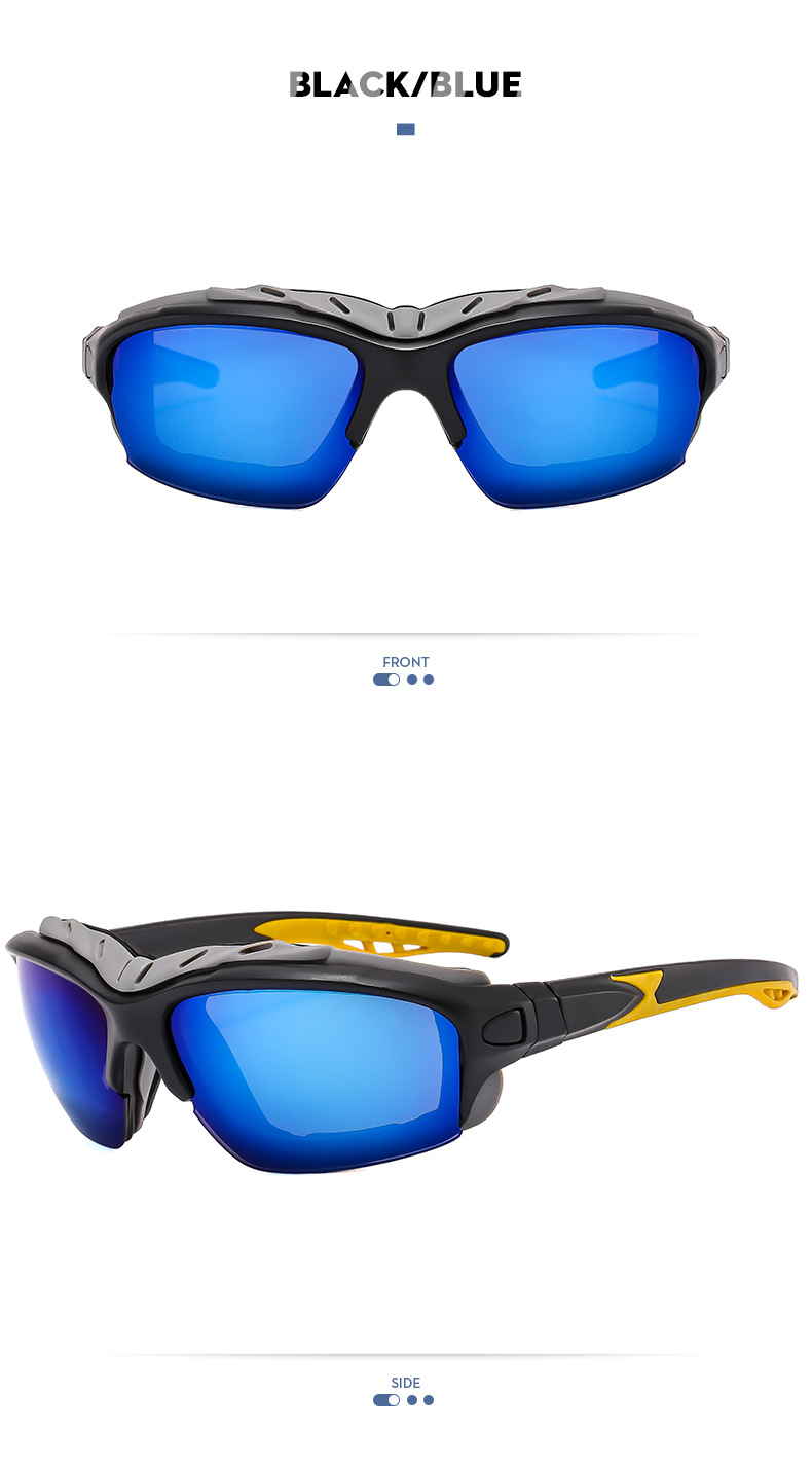 RUISEN'S Sports winddichte Outdoor-Sonnenbrille für Herren und Damen BL5810