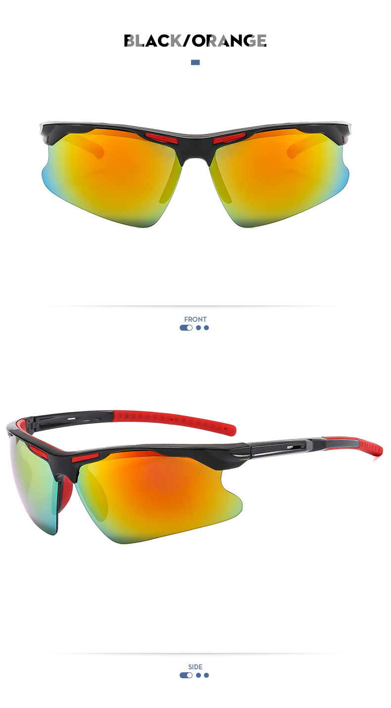 RUISEN'S Sports winddichte Outdoor-Sonnenbrille für Unisex BL5813