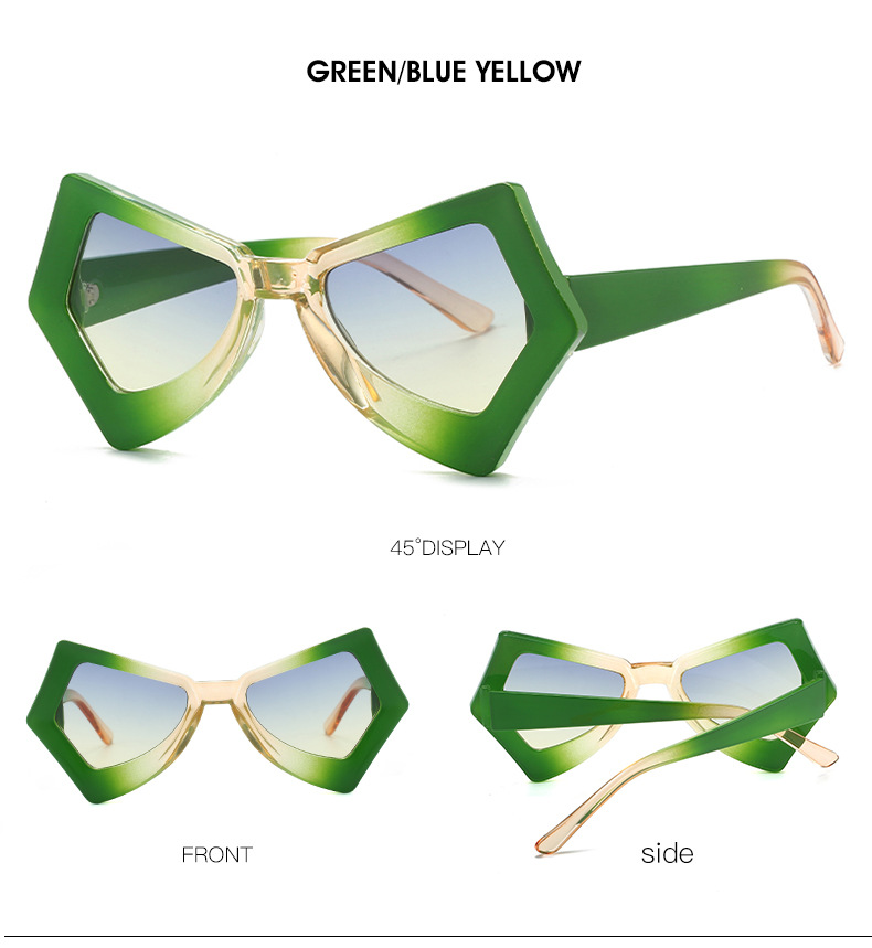 RUISEN'S New Personalized Butterfly Color Matching Women's Sunglasses