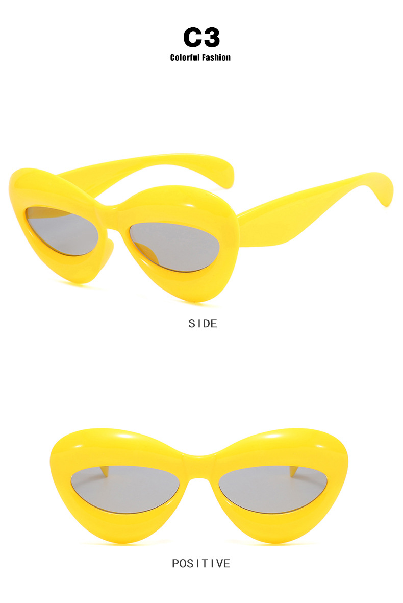 RUISEN'S Gafas de sol extravagantes para niños con pan inflable K1001