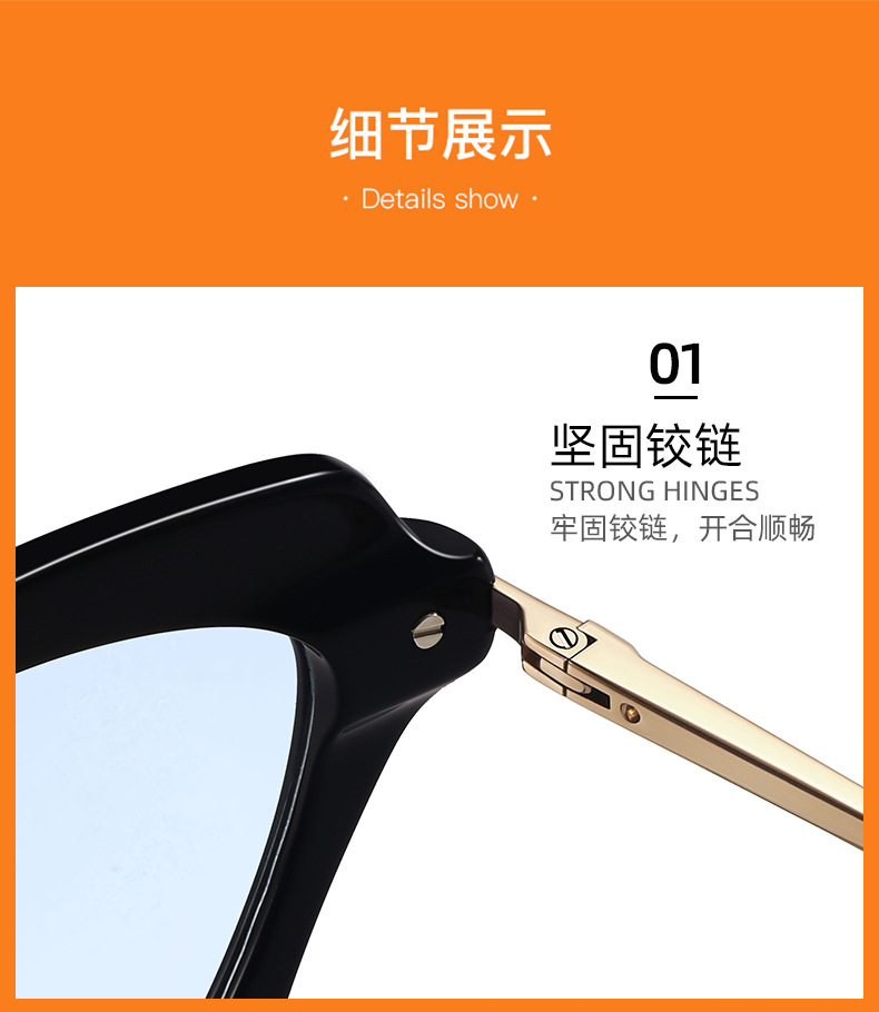  Acetate Fashion Acetate Frame Nylon Lens Sunglasses  32026-5