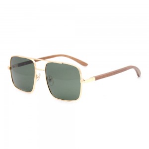 RUISEN'S New Wooden and Metal Sunglasses RS-LS5044