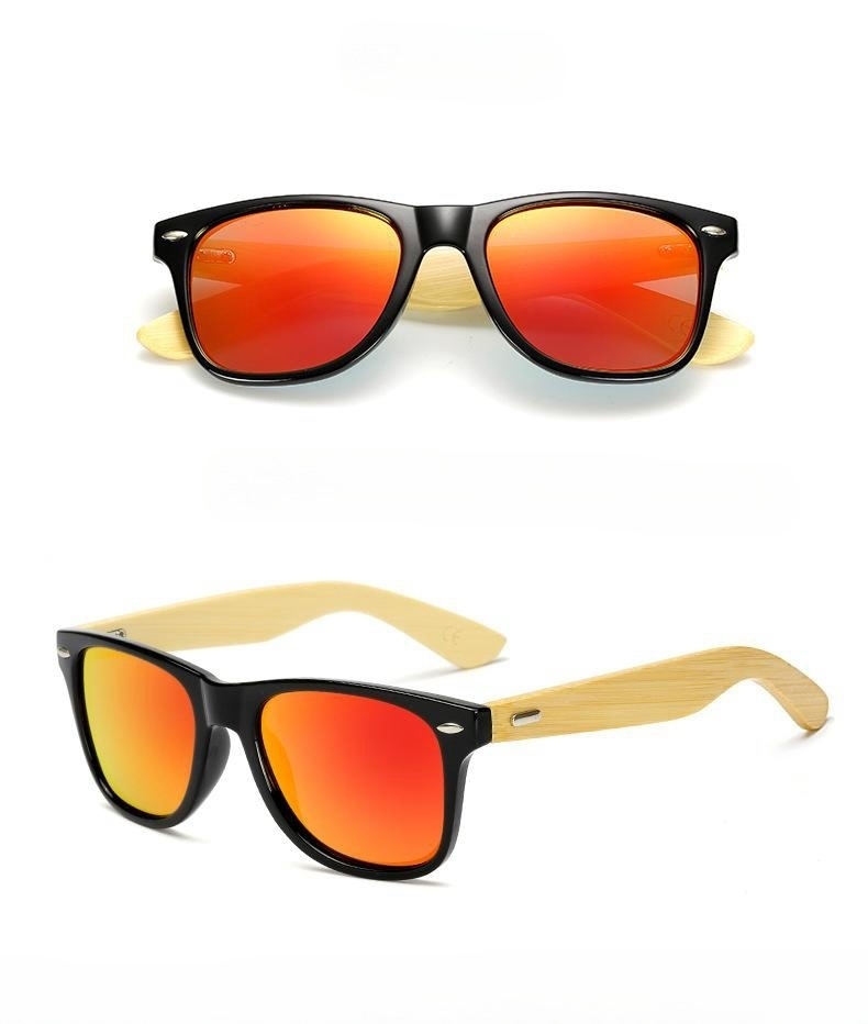 RUISEN'S ligneus TAC Polarized Sunglasses pro hominibus et mulieribus MDI'