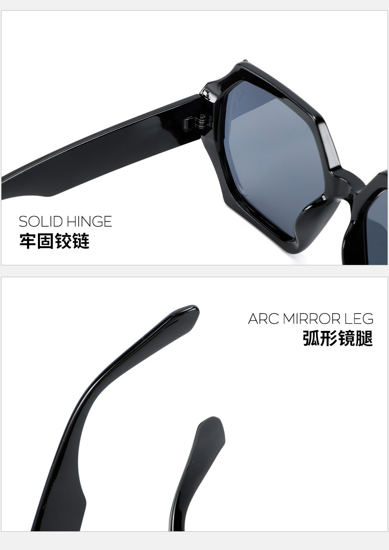 RUISEN'S Novae Retro Magnae Artus Polygonalis Sunglasses