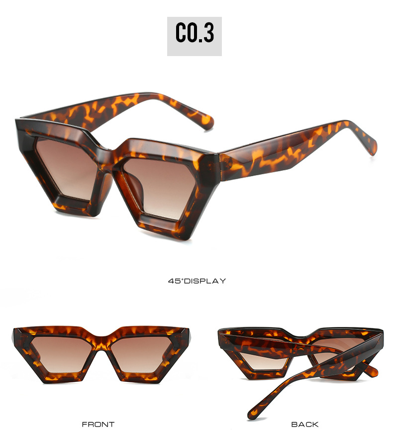 Gafas de sol con protección ocular uv400 con montura retro de moda de RUISEN