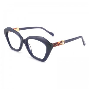 RUISEN’S New Polygonal Sheet Optical Eyeglass Frame for Myopia Glasses with Large Frame QJ24006A