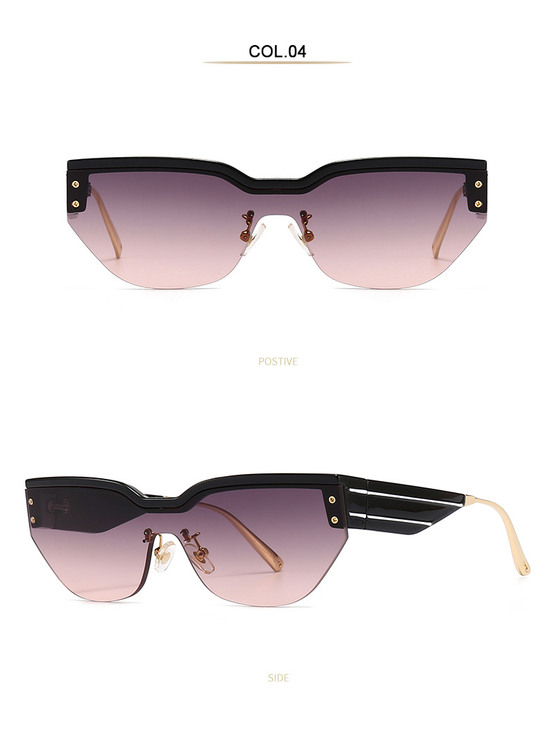 RUISE'S Nouvelles lunettes de soleil tendance sans cadre pour femmes