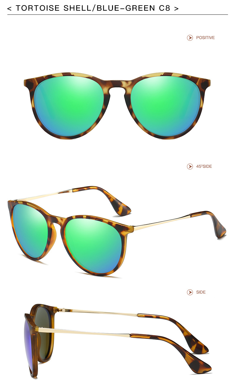 Round Sunglasses for Women Men Classic