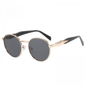 Gafas de sol de metal con montura ovalada de RUISEN'S para mujer PLD-WS