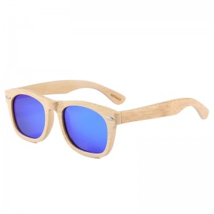 RUISEN'S Retro-Holzsonnenbrille für Damen und Herren B2008