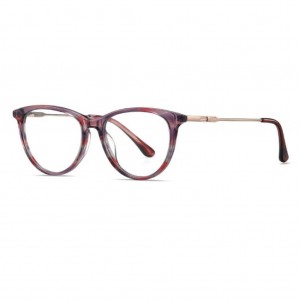 Gafas con montura de acetato ligero anti-azul de moda de RUISEN BJ9202