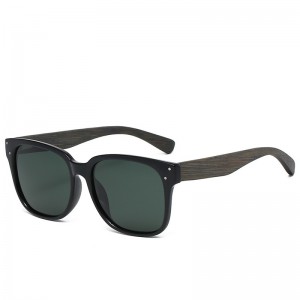 RUISENS'S Gafas de sol TAC polarizadas clásicas de madera unisex 61626