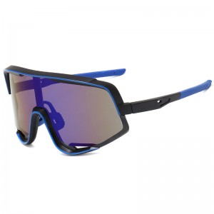 RUISEN'S Gafas de sol deportivas para ciclismo al aire libre, montura grande apilable para mujeres y hombres 8229