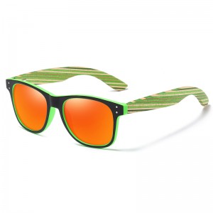 RUISEN’S New Fashion and Classic Square Frame Wooden Sunglasses RS-5088