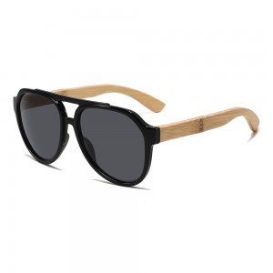 RUISEN'S New Fashion Square Frame Wooden Sunglasses RS-1071