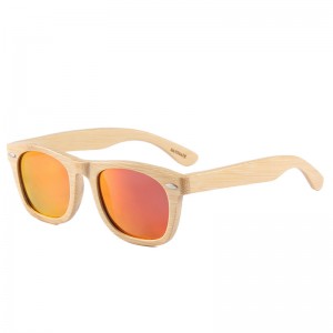 RUISEN'S Retro-Holzsonnenbrille für Damen und Herren B2008