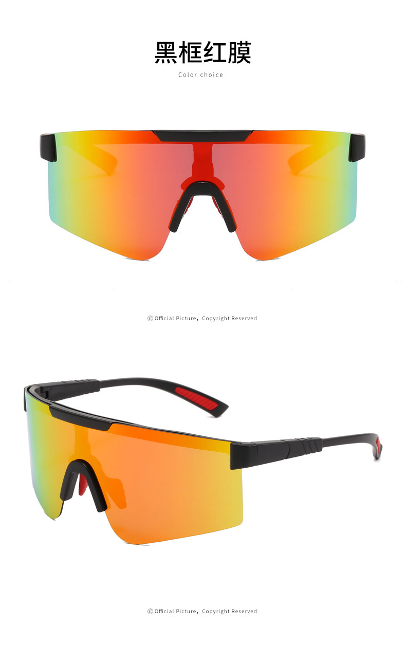 RUISEN'S Outdoor-Sport-Sonnenbrille, Herren-Fahrradbrille, bunte polarisierte Farbwechsel-Sonnenbrille 9961