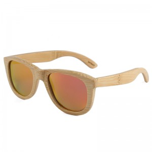 Gafas de sol retro de madera de RUISEN para hombre y mujer B2018