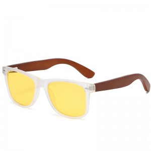 RUISEN’S Unisex Vintage Wooden TAC Sunglasses