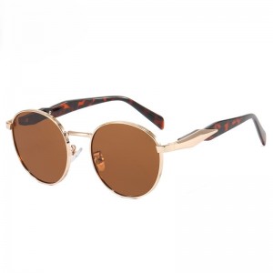 RUISEN'S Oval Frame Metal Sunglasses pro Women PLD-WS