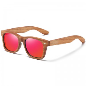 RUISEN’S Polarized Light Wooden Sunglasses for Men and Women 8171