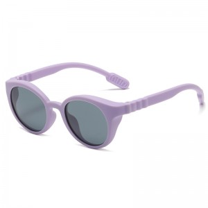 RUSEN'S Lunettes de soleil polarisées en silicone pour enfants DM83050