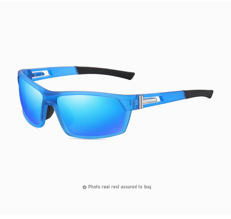 RUISEN'S Sports lunettes de soleil polarisées colorées pour hommes pour le cyclisme en plein air 3061