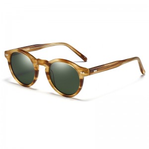 RUISEN'S Round Acetate Sunglasses 21148