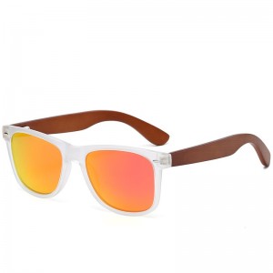 RUISEN'S Gafas de sol TAC de madera vintage unisex