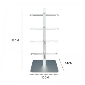 Espositore per occhiali da sole multipli in lega di alluminio e magnesio RUISEN'S RS-2025