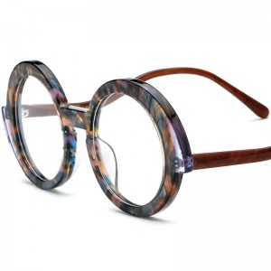 RUISEN’S Custom Vintage Multicolor Round Eyeglass Frames 19354