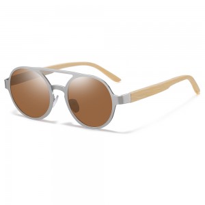 Nuevas gafas de sol de madera con montura cuadrada de moda de RUISEN RS-2801